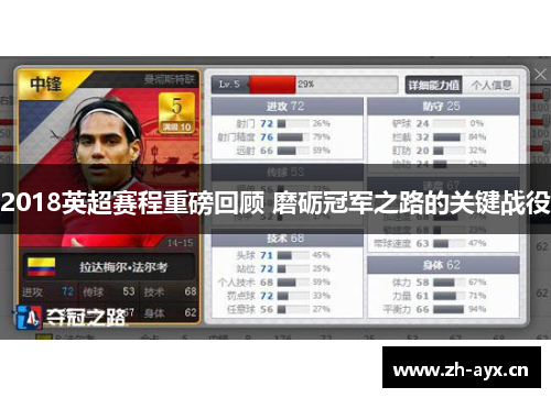 2018英超赛程重磅回顾 磨砺冠军之路的关键战役